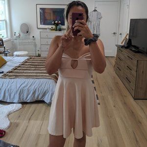 Tobi Dusty Pink Sweetheart Dress Strapless